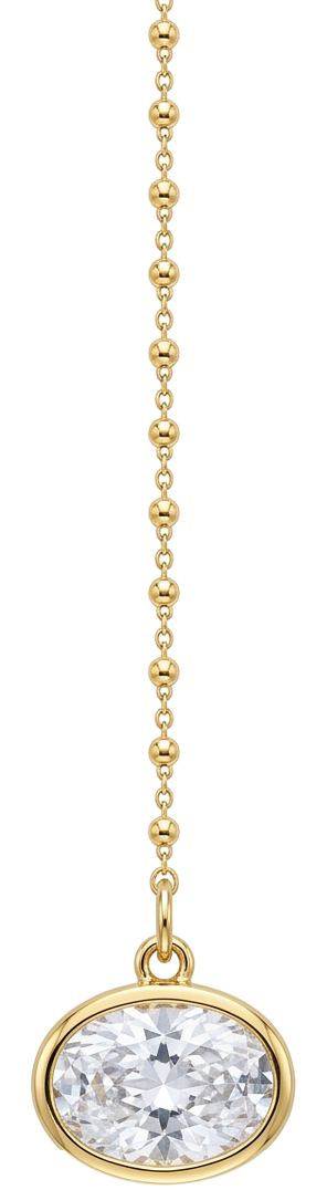 Collar Cristal Oval Boga